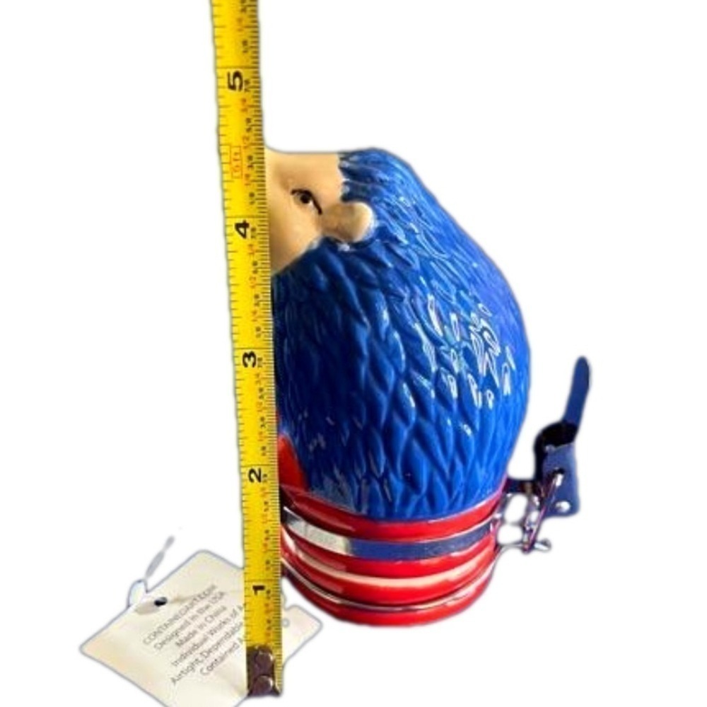 Contained Art Blue Hedgehog Ceramic Jar - Picture 13 of 14